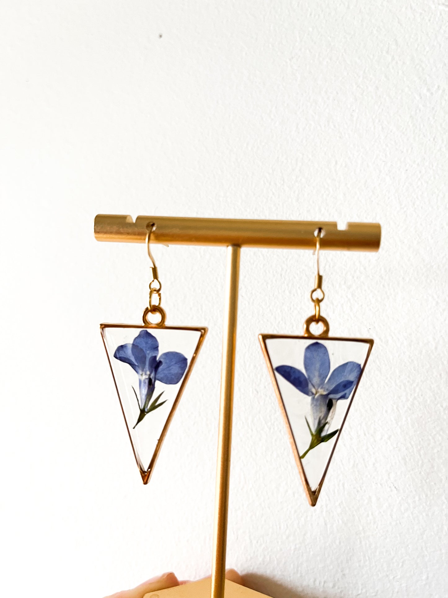 Lobelia Resin Earrings
