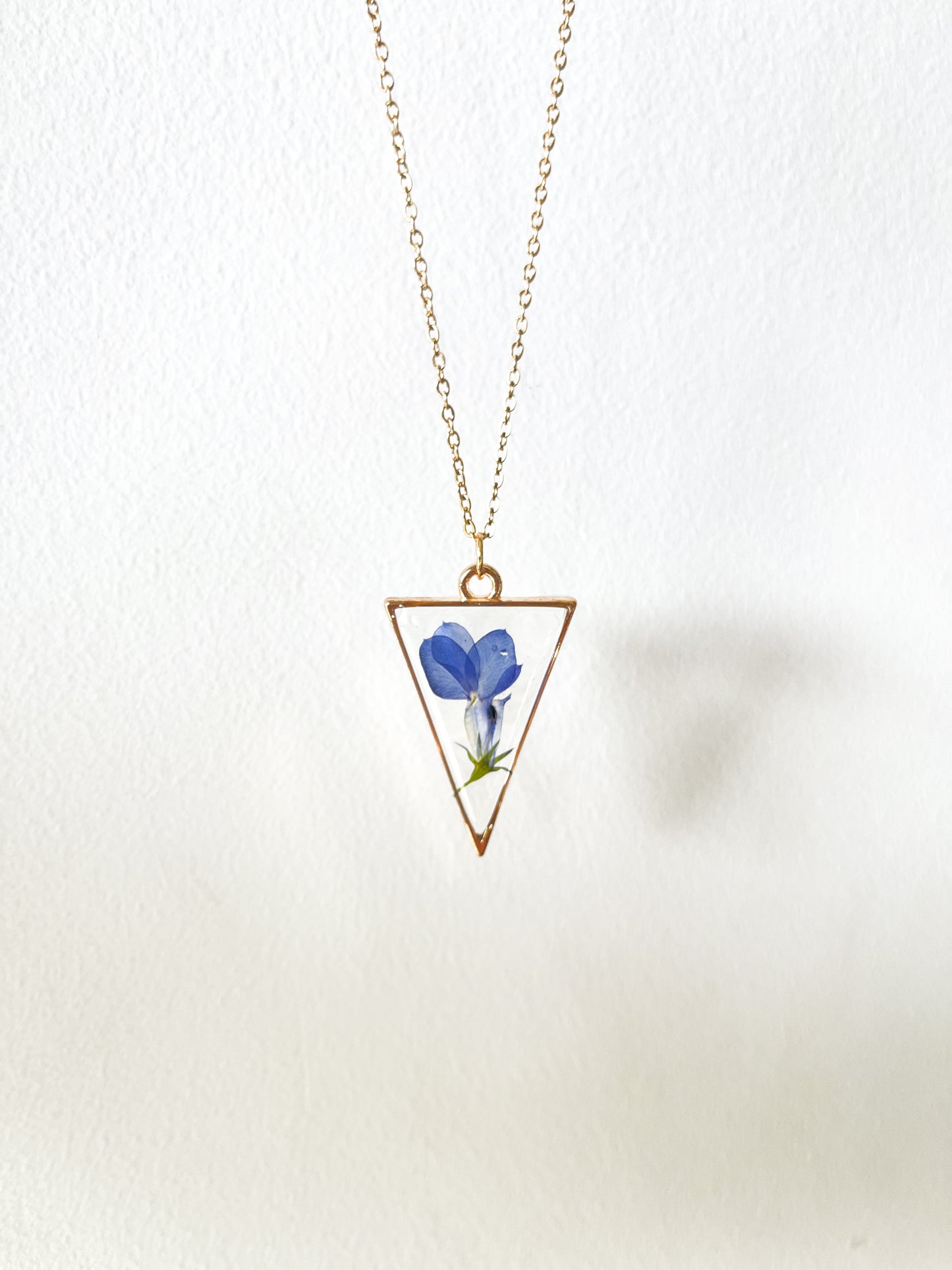Lobelia Resin Necklace