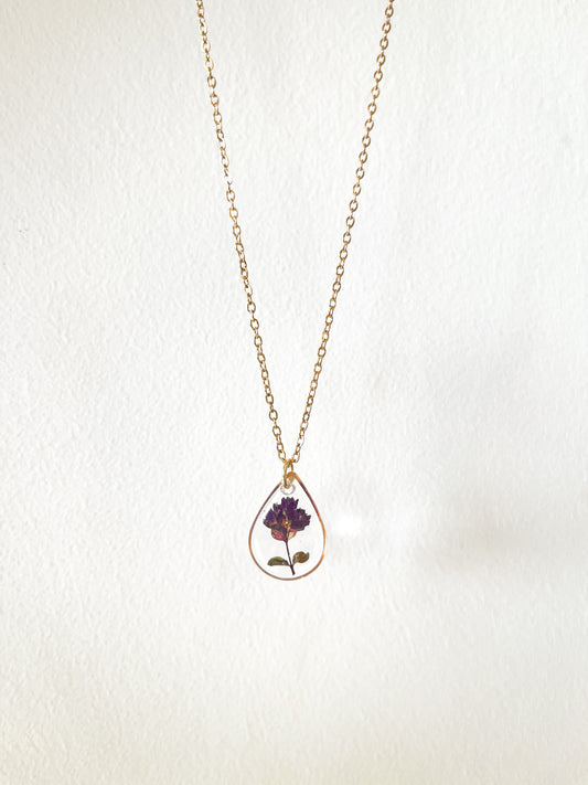 Wild Thyme Resin Necklace