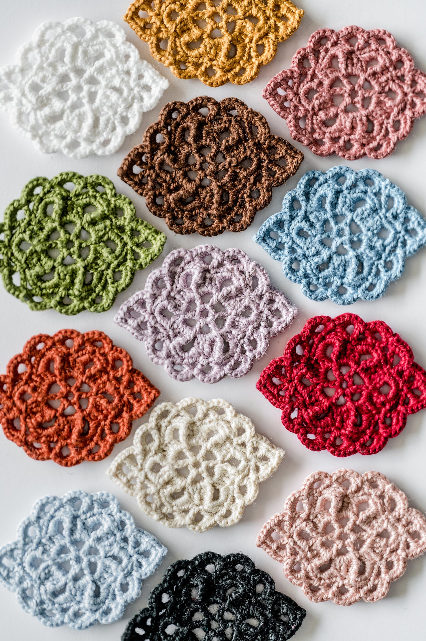 "Cute as a Button" Crochet Earrings