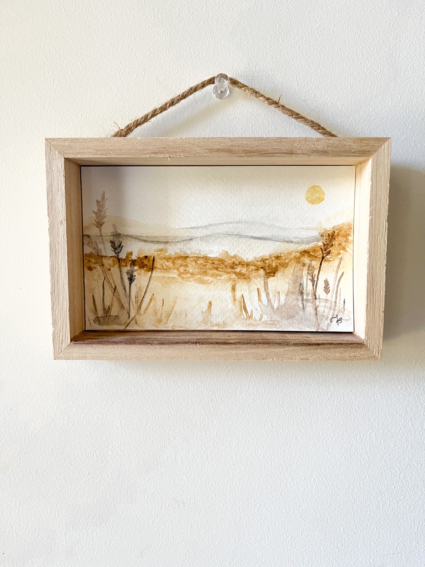 Tiny Art Framed "Harvest Moon"