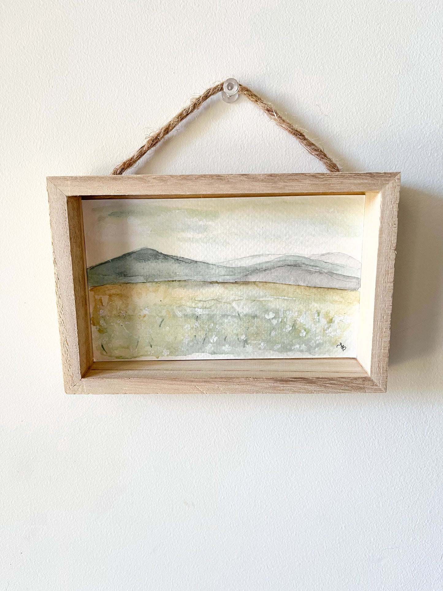 Tiny Art Framed "Hills and Meadows"