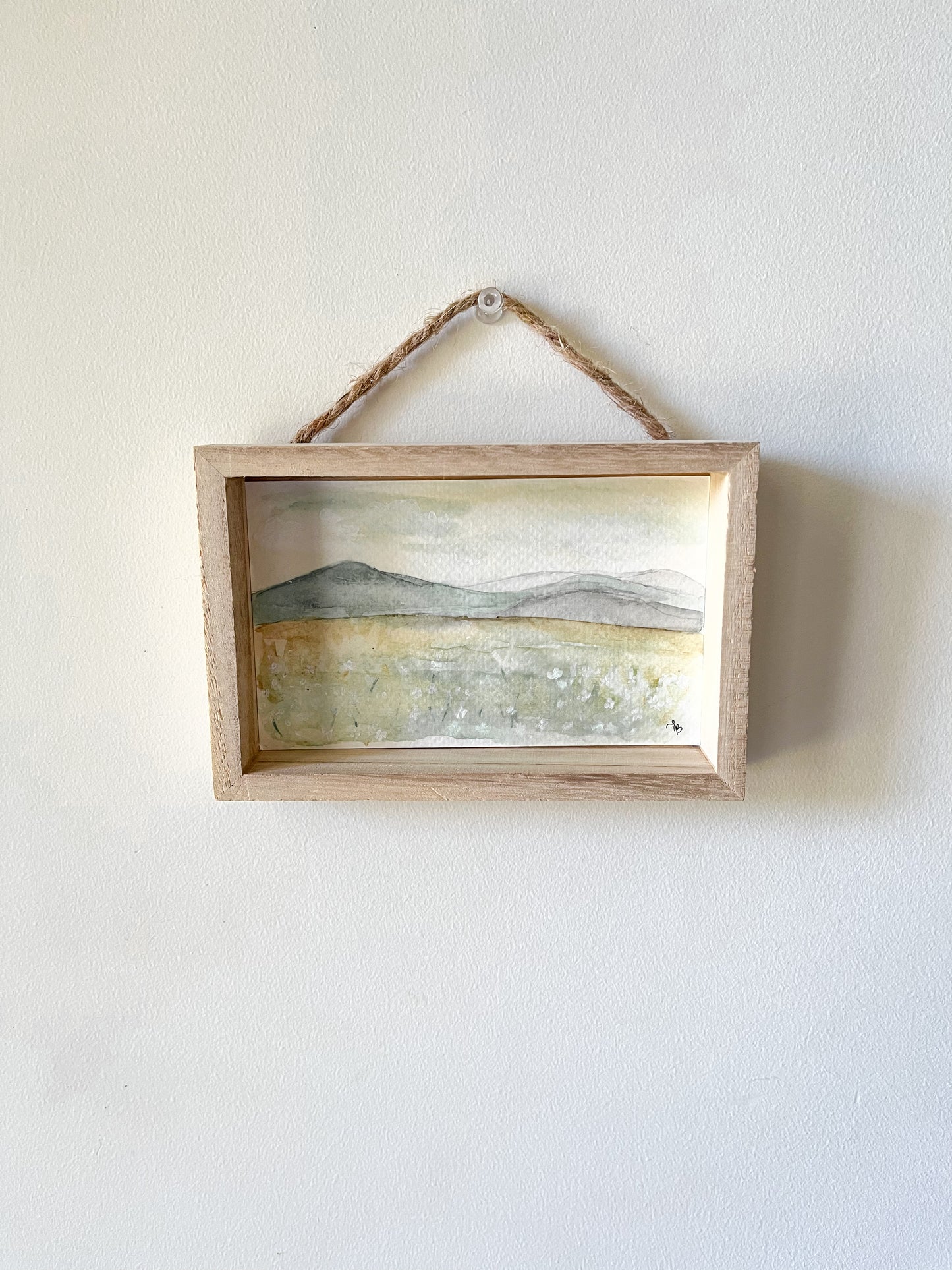 Tiny Art Framed "Hills and Meadows"