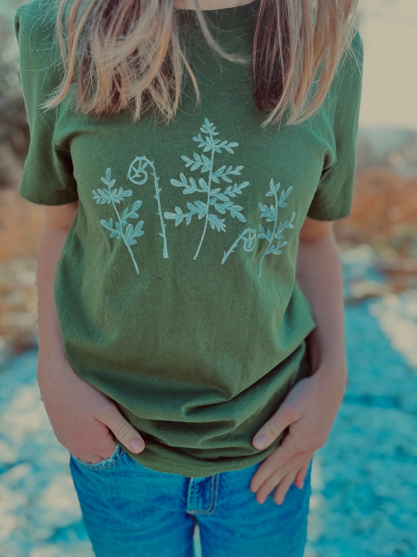 "Frosted Fern" Tee