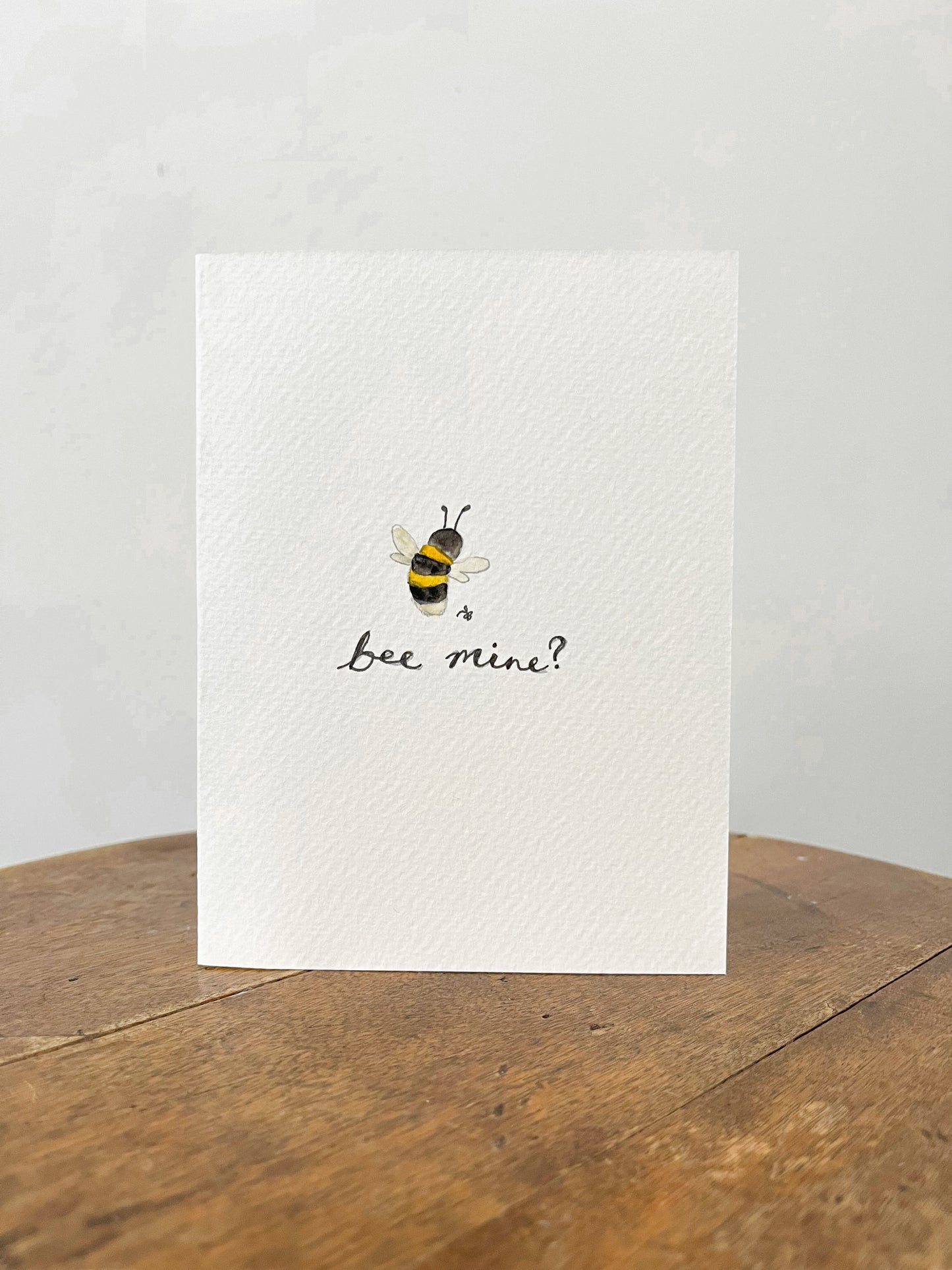 'Bee Mine' Watercolour Card