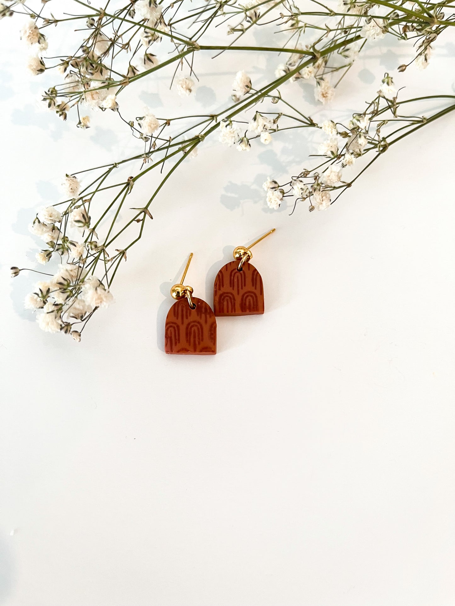 Little Willow Tree Polymer Clay Earrings