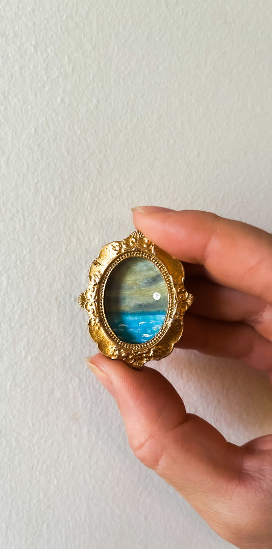 Ocean Oil Painting Magnet