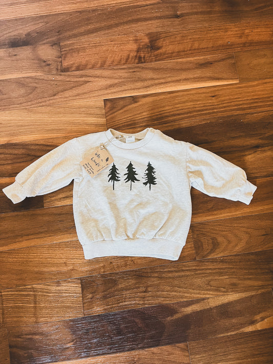 "Into the Woods" Baby Sweater