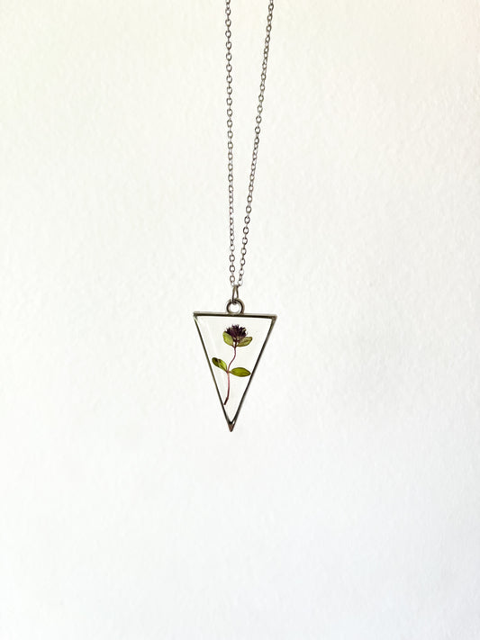 Wild Thyme Resin Necklace