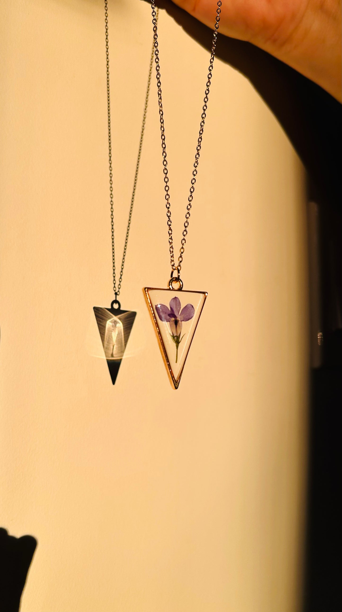 Purple Lobelia Necklace