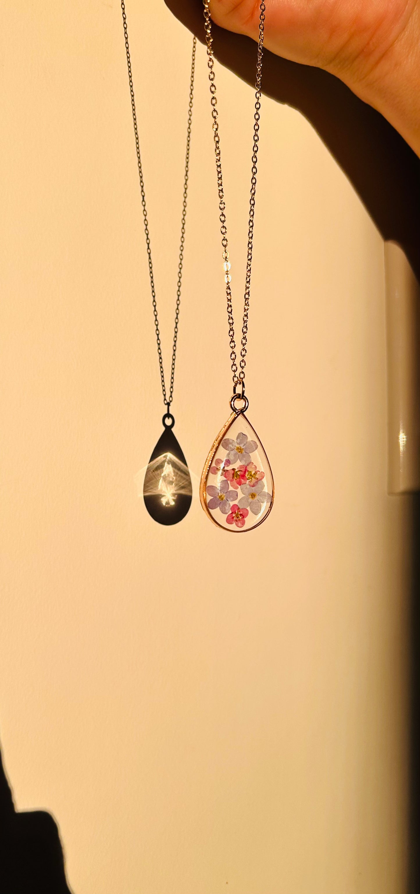 Forget-Me-Not & Alyssum Necklace