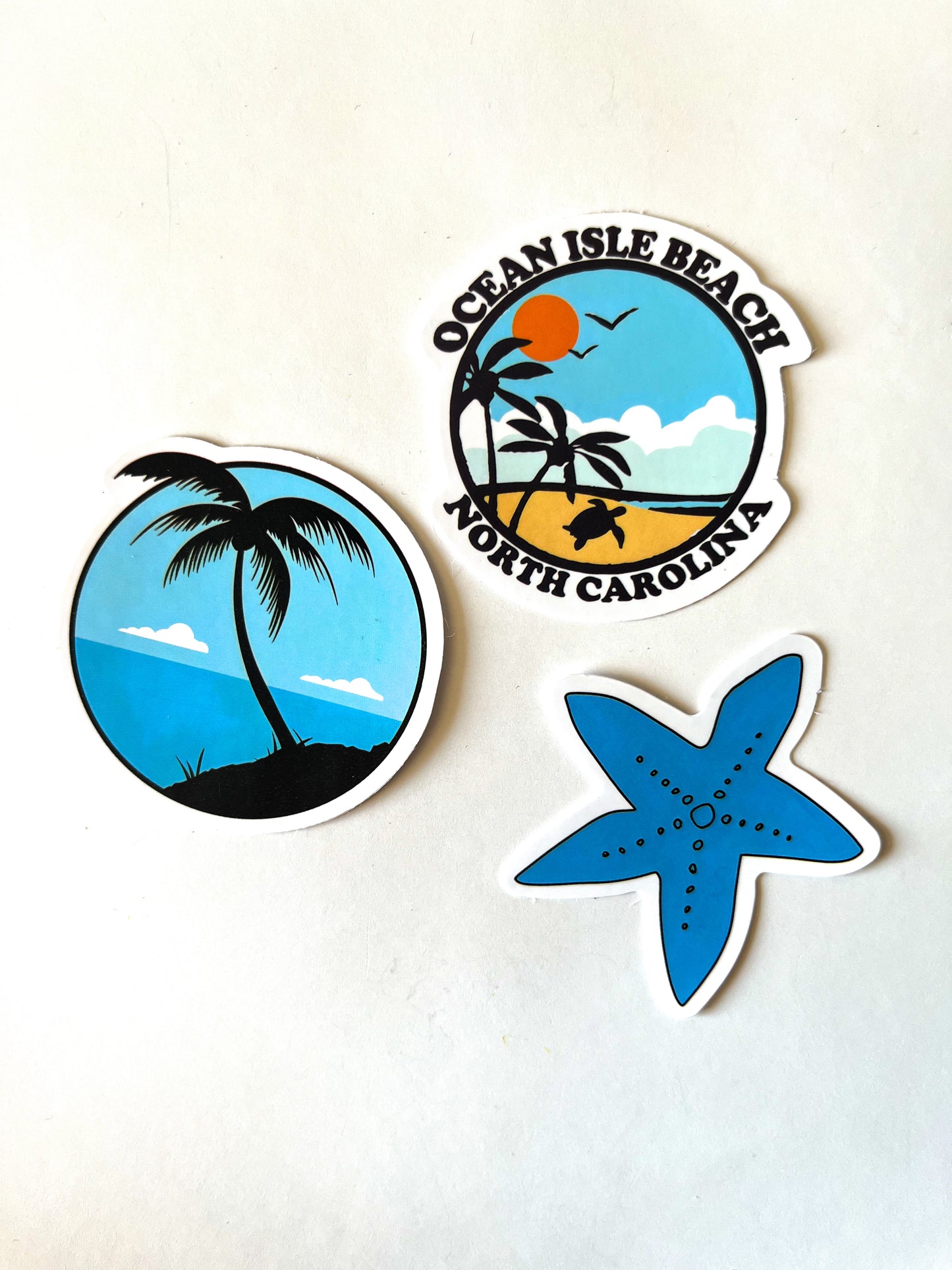 Beach Water Bottle Stickers